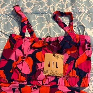 Two piece tropical set